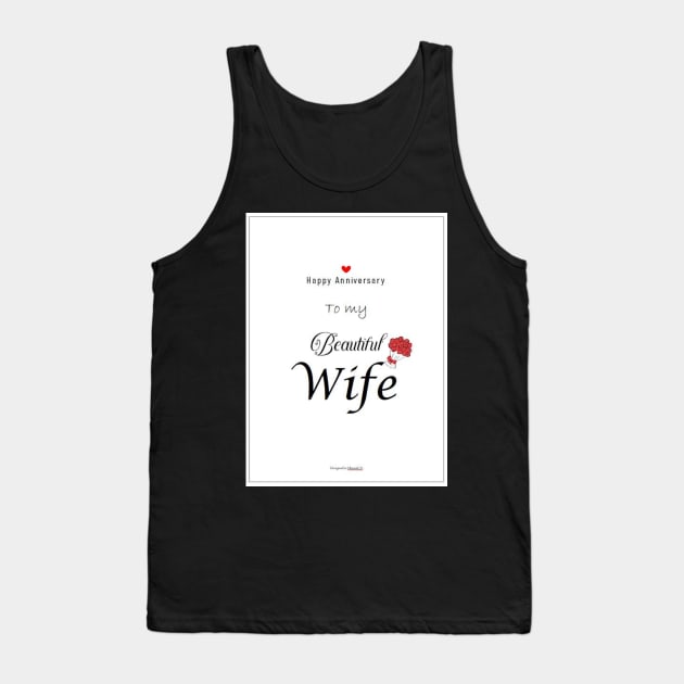 Valentine day/Heart wife card/Love/Anniversary/for wife rose bouquet Tank Top by solsolyi